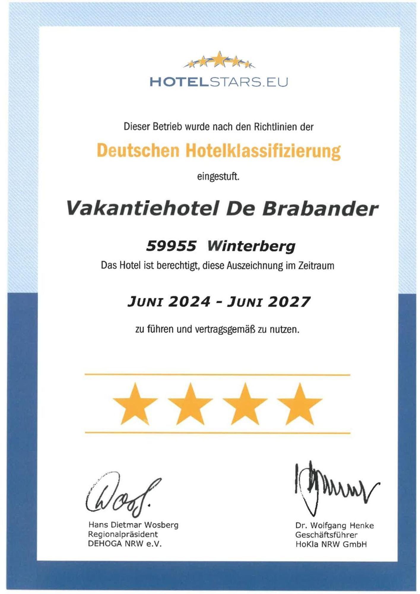 Vakantiehotel Der Brabander Winterberg Esterno foto